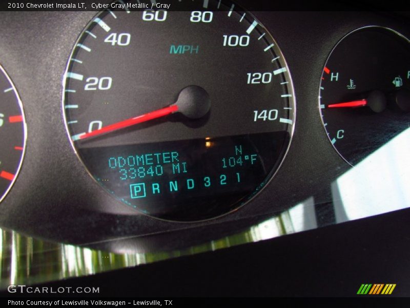 Cyber Gray Metallic / Gray 2010 Chevrolet Impala LT