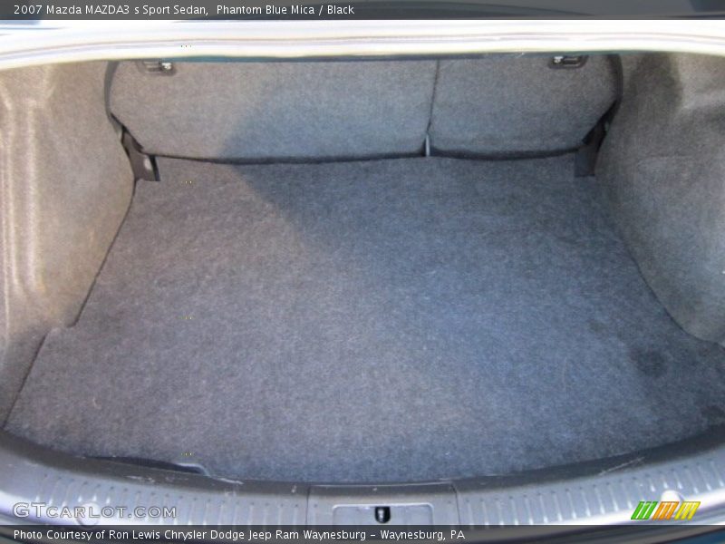 Phantom Blue Mica / Black 2007 Mazda MAZDA3 s Sport Sedan