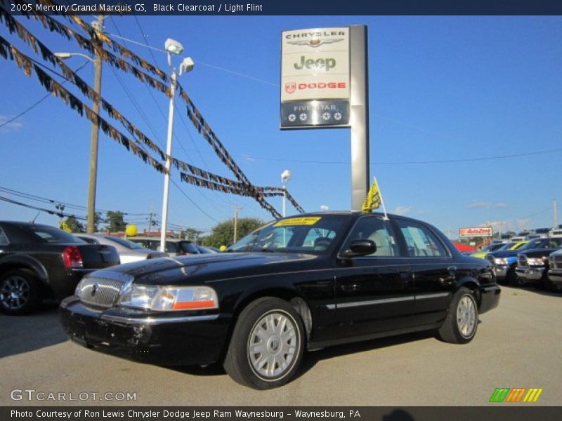 Black Clearcoat / Light Flint 2005 Mercury Grand Marquis GS