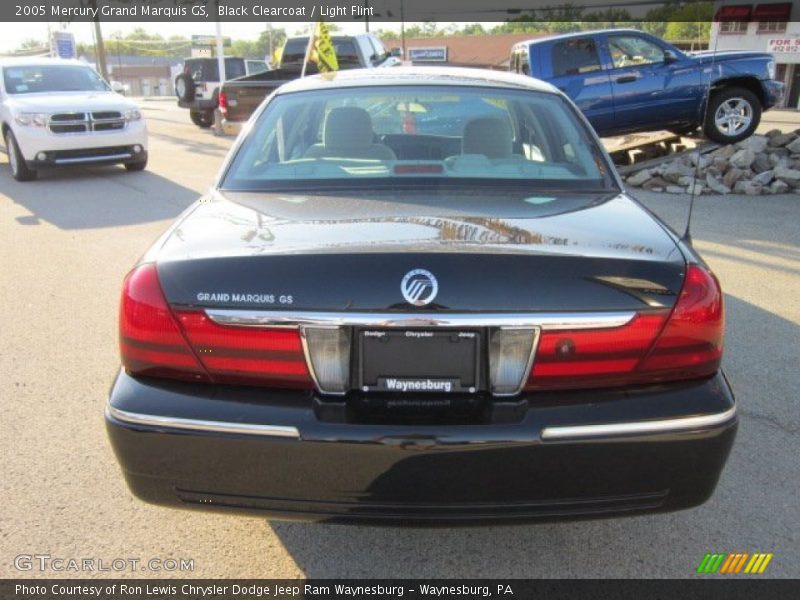 Black Clearcoat / Light Flint 2005 Mercury Grand Marquis GS