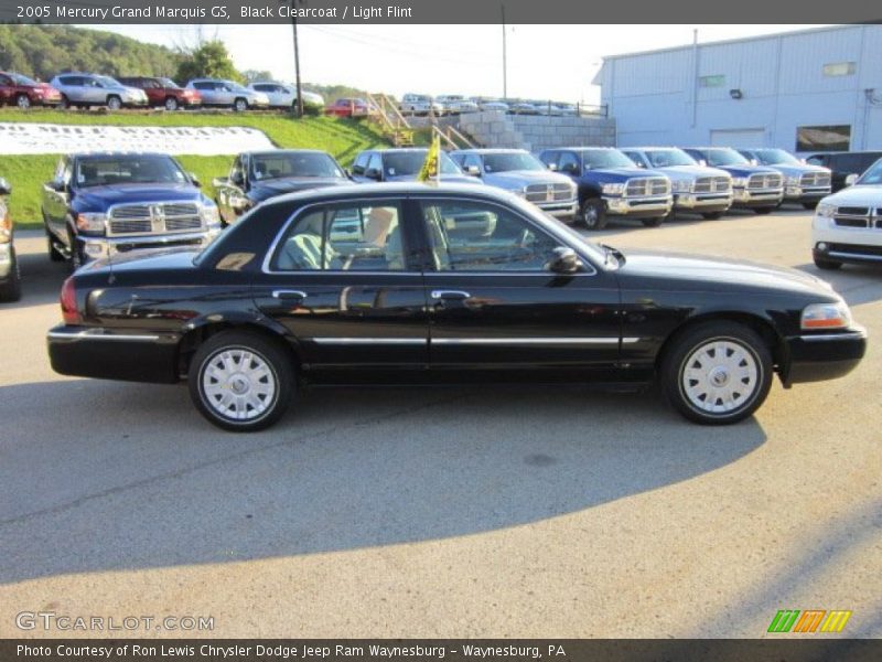 Black Clearcoat / Light Flint 2005 Mercury Grand Marquis GS