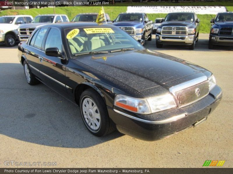 Black Clearcoat / Light Flint 2005 Mercury Grand Marquis GS
