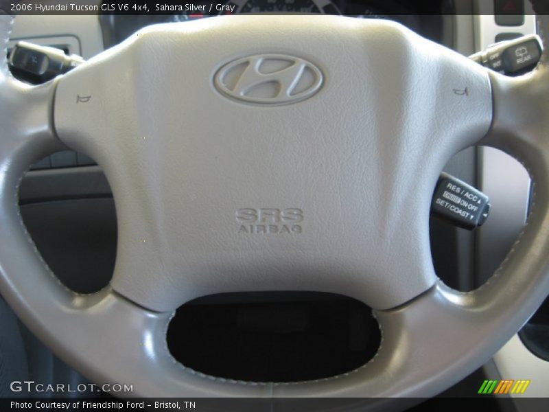 Sahara Silver / Gray 2006 Hyundai Tucson GLS V6 4x4