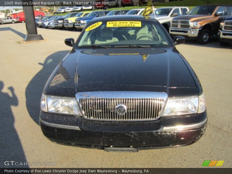 Black Clearcoat / Light Flint 2005 Mercury Grand Marquis GS