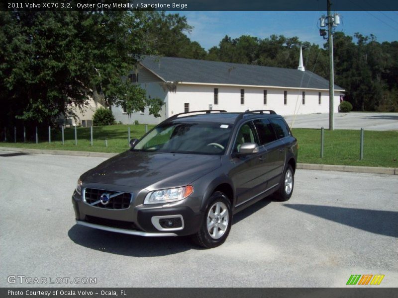 Oyster Grey Metallic / Sandstone Beige 2011 Volvo XC70 3.2