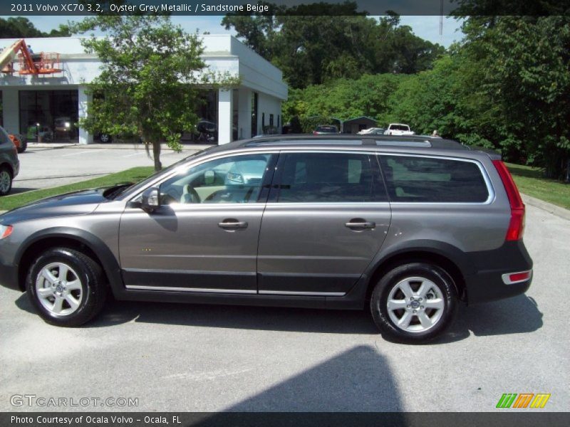 Oyster Grey Metallic / Sandstone Beige 2011 Volvo XC70 3.2