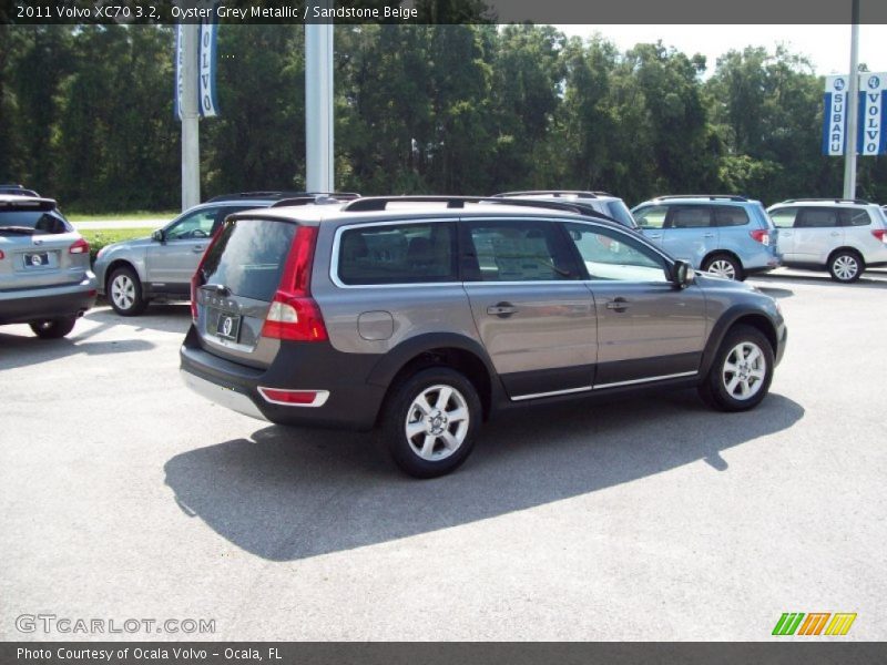 Oyster Grey Metallic / Sandstone Beige 2011 Volvo XC70 3.2