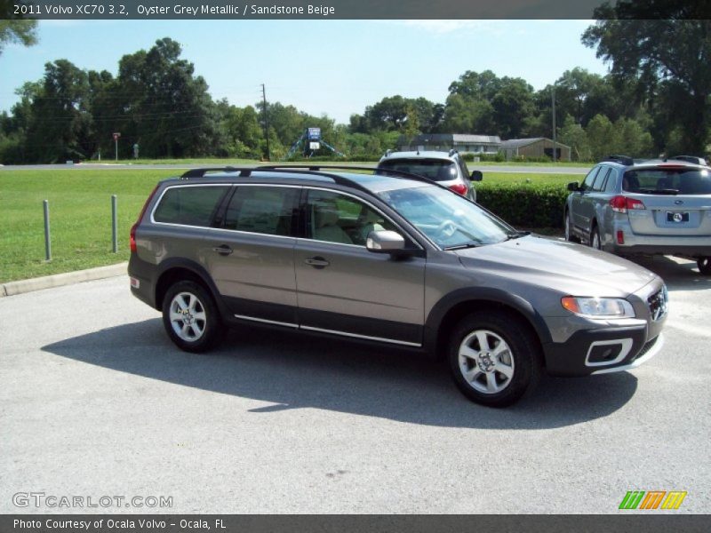 Oyster Grey Metallic / Sandstone Beige 2011 Volvo XC70 3.2