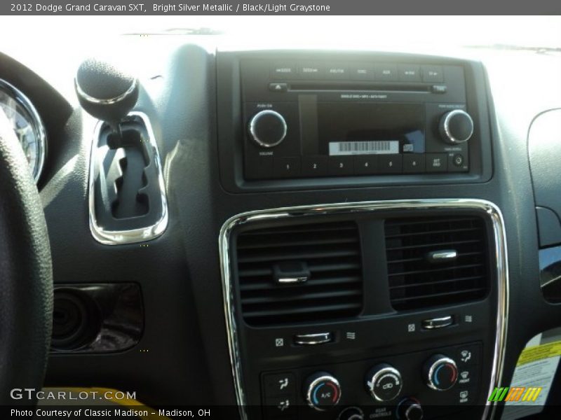 Bright Silver Metallic / Black/Light Graystone 2012 Dodge Grand Caravan SXT