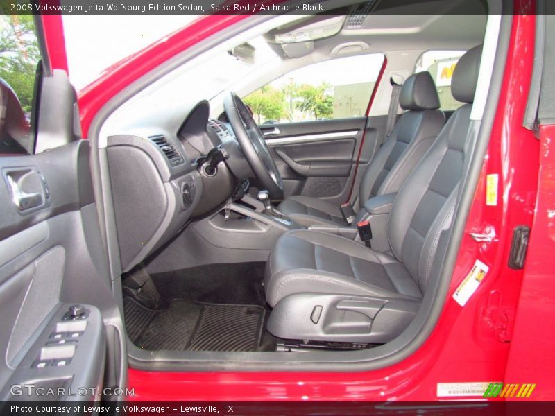 Salsa Red / Anthracite Black 2008 Volkswagen Jetta Wolfsburg Edition Sedan