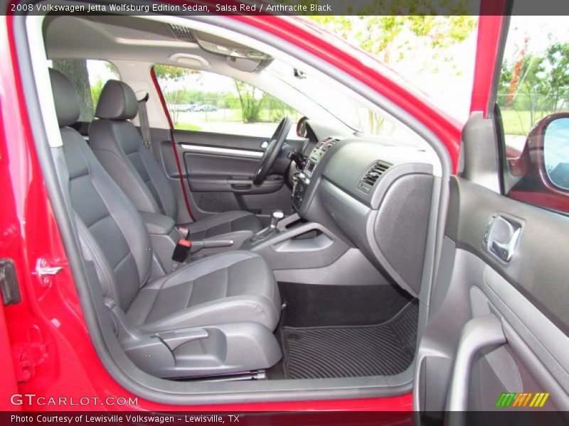 Salsa Red / Anthracite Black 2008 Volkswagen Jetta Wolfsburg Edition Sedan