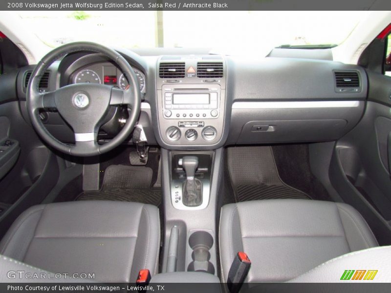 Salsa Red / Anthracite Black 2008 Volkswagen Jetta Wolfsburg Edition Sedan