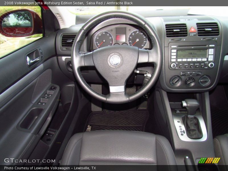 Salsa Red / Anthracite Black 2008 Volkswagen Jetta Wolfsburg Edition Sedan