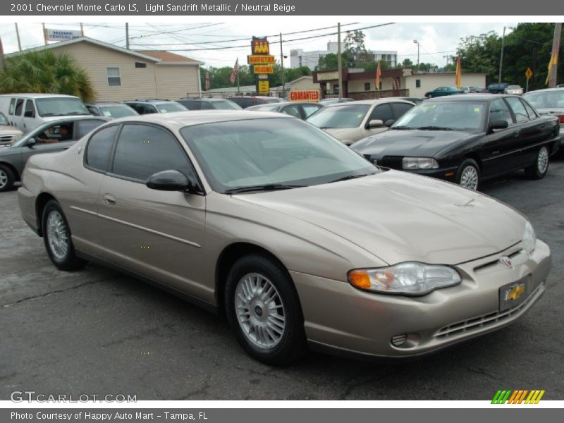 Front 3/4 View of 2001 Monte Carlo LS