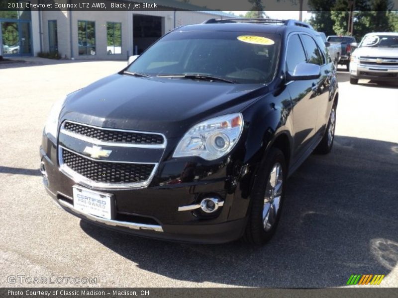 Black / Jet Black 2011 Chevrolet Equinox LTZ AWD