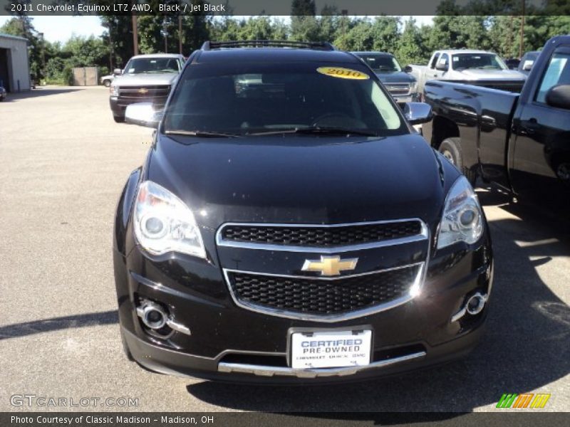 Black / Jet Black 2011 Chevrolet Equinox LTZ AWD
