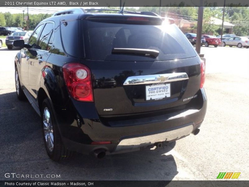 Black / Jet Black 2011 Chevrolet Equinox LTZ AWD