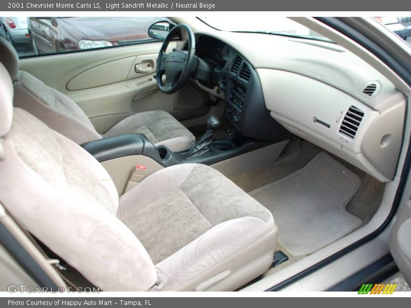 Dashboard of 2001 Monte Carlo LS