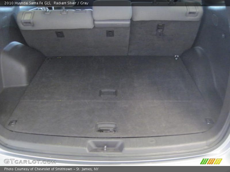 Radiant Silver / Gray 2010 Hyundai Santa Fe GLS