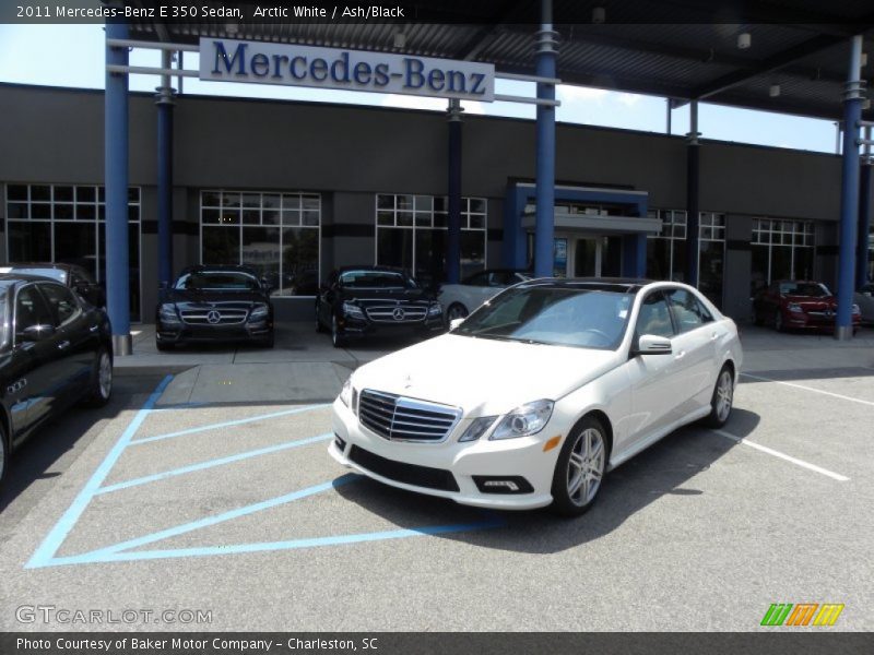 Arctic White / Ash/Black 2011 Mercedes-Benz E 350 Sedan