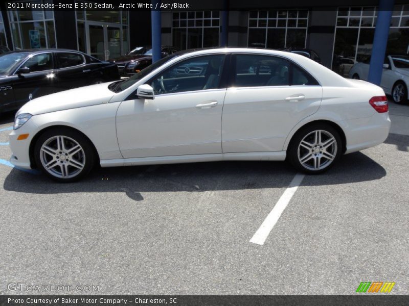 Arctic White / Ash/Black 2011 Mercedes-Benz E 350 Sedan