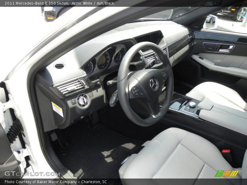 Arctic White / Ash/Black 2011 Mercedes-Benz E 350 Sedan
