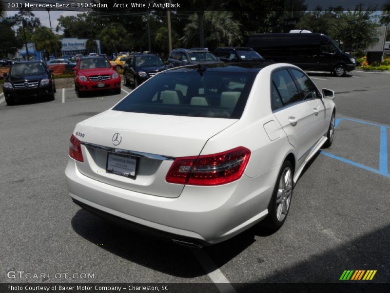 Arctic White / Ash/Black 2011 Mercedes-Benz E 350 Sedan