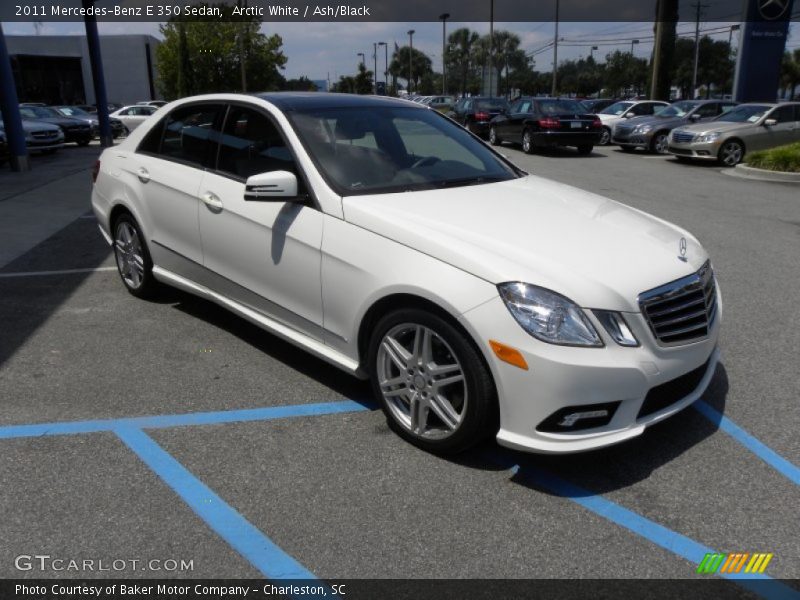 Arctic White / Ash/Black 2011 Mercedes-Benz E 350 Sedan