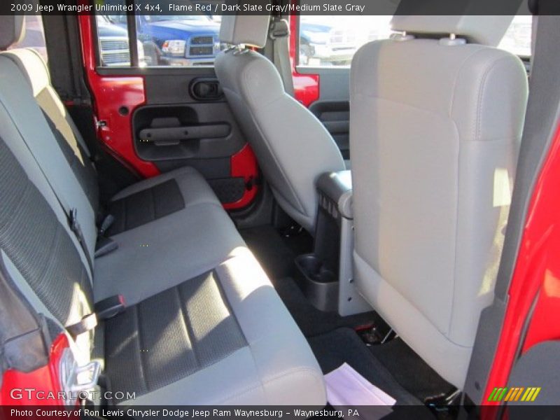 Flame Red / Dark Slate Gray/Medium Slate Gray 2009 Jeep Wrangler Unlimited X 4x4