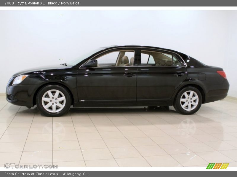 Black / Ivory Beige 2008 Toyota Avalon XL