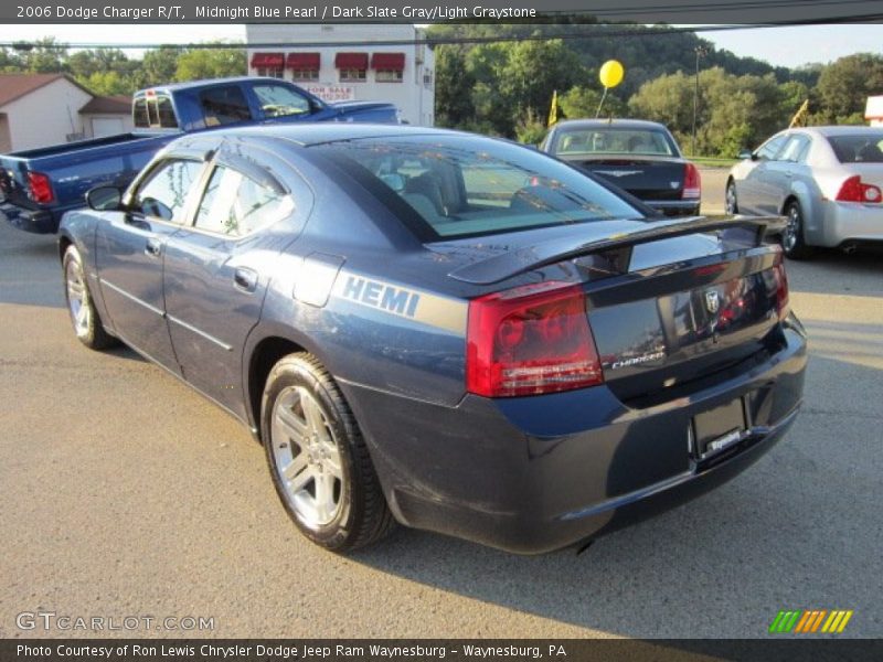 Midnight Blue Pearl / Dark Slate Gray/Light Graystone 2006 Dodge Charger R/T