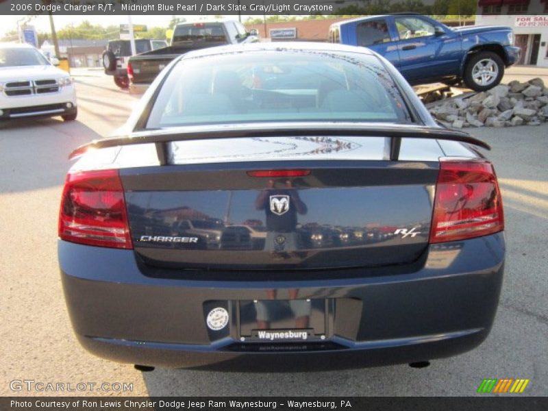 Midnight Blue Pearl / Dark Slate Gray/Light Graystone 2006 Dodge Charger R/T