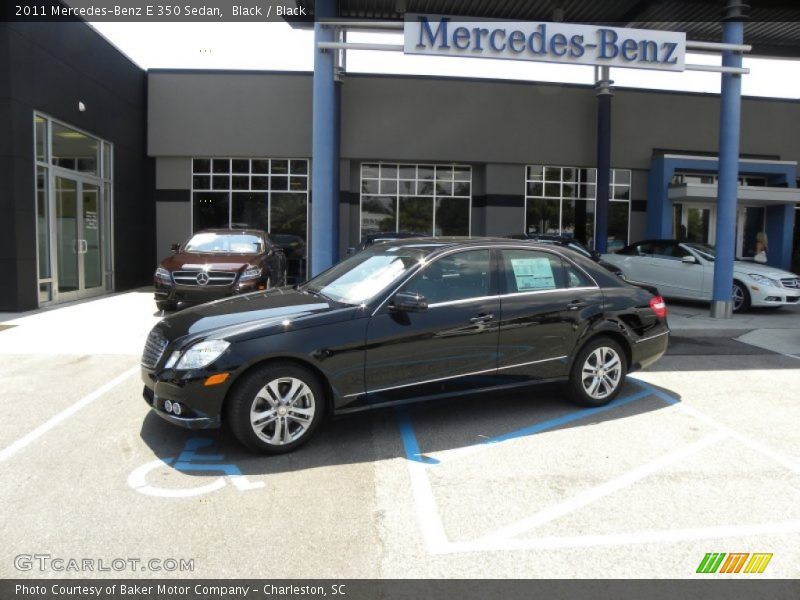 Black / Black 2011 Mercedes-Benz E 350 Sedan