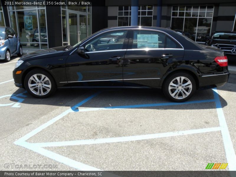 Black / Black 2011 Mercedes-Benz E 350 Sedan