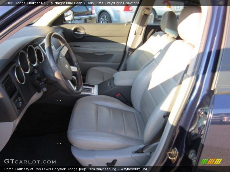 Midnight Blue Pearl / Dark Slate Gray/Light Graystone 2006 Dodge Charger R/T