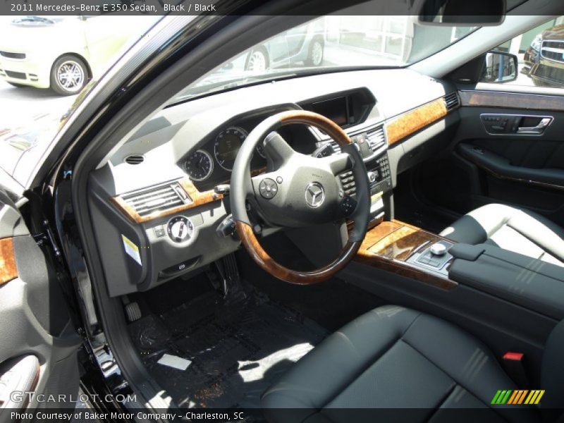 Black / Black 2011 Mercedes-Benz E 350 Sedan