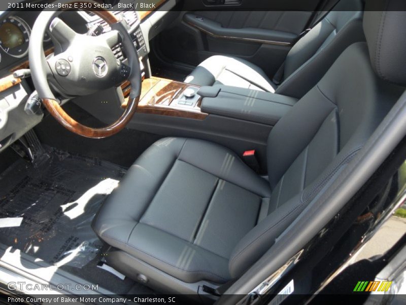 Black / Black 2011 Mercedes-Benz E 350 Sedan