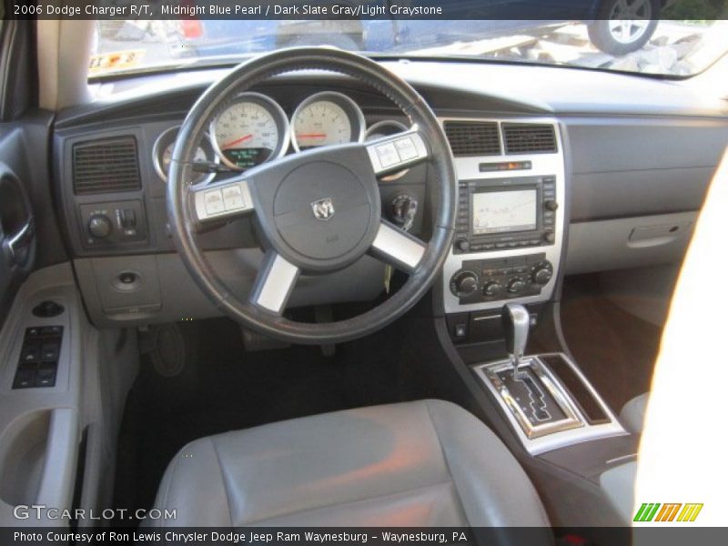 Midnight Blue Pearl / Dark Slate Gray/Light Graystone 2006 Dodge Charger R/T