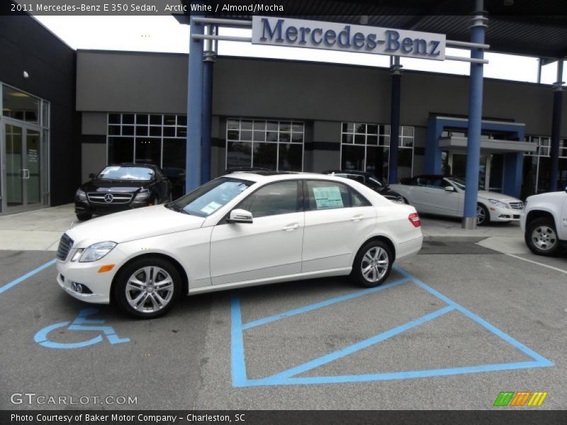 Arctic White / Almond/Mocha 2011 Mercedes-Benz E 350 Sedan