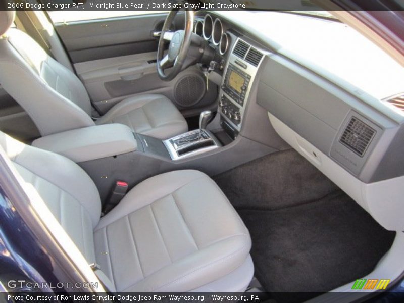 Midnight Blue Pearl / Dark Slate Gray/Light Graystone 2006 Dodge Charger R/T