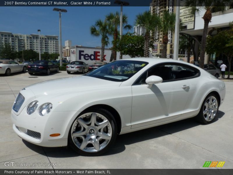 Glacier White / Portland 2007 Bentley Continental GT Mulliner