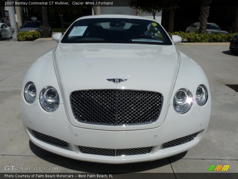 Glacier White / Portland 2007 Bentley Continental GT Mulliner