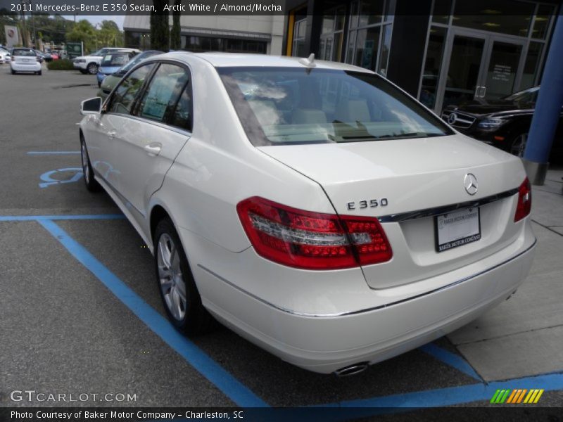 Arctic White / Almond/Mocha 2011 Mercedes-Benz E 350 Sedan