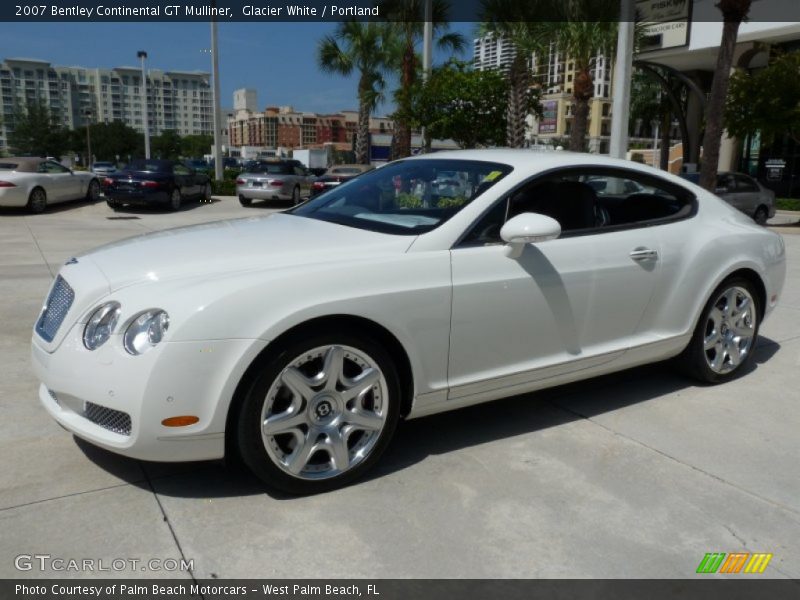 Glacier White / Portland 2007 Bentley Continental GT Mulliner