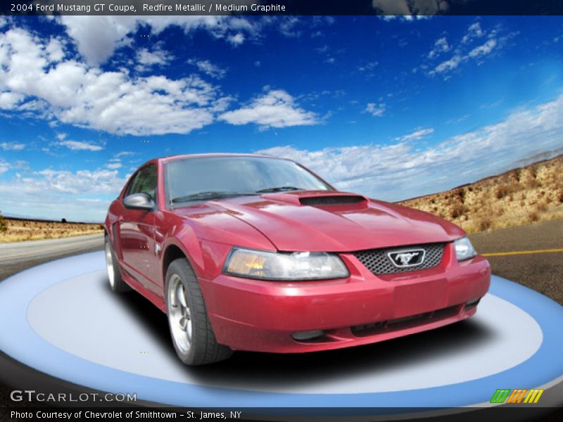 Redfire Metallic / Medium Graphite 2004 Ford Mustang GT Coupe