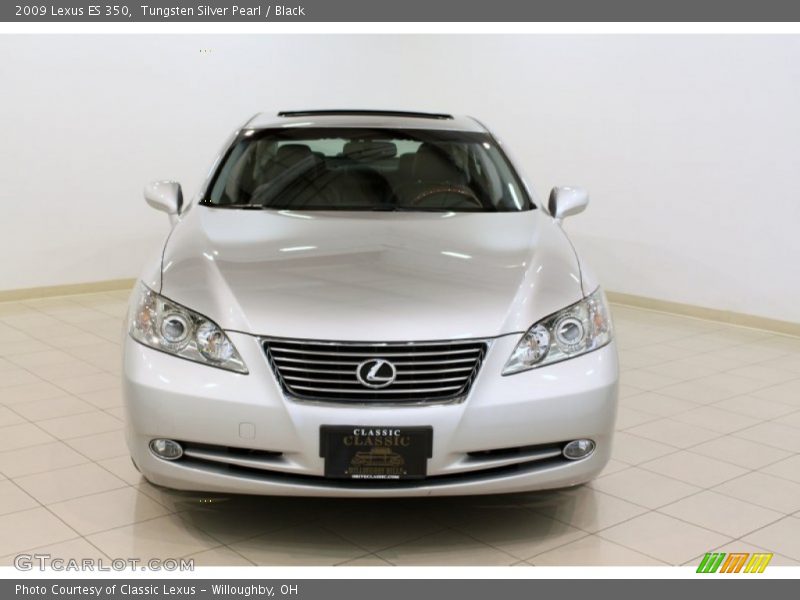 Tungsten Silver Pearl / Black 2009 Lexus ES 350