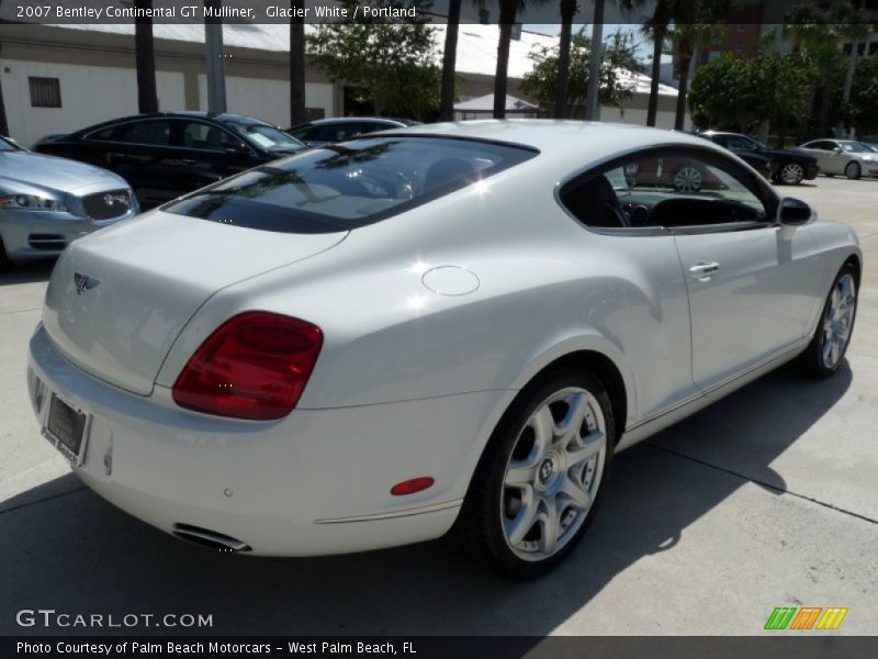 Glacier White / Portland 2007 Bentley Continental GT Mulliner