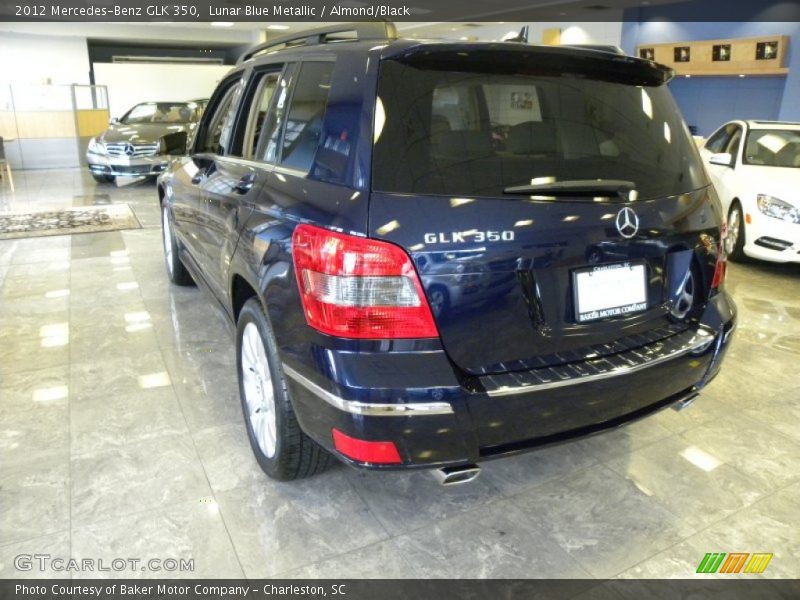 Lunar Blue Metallic / Almond/Black 2012 Mercedes-Benz GLK 350