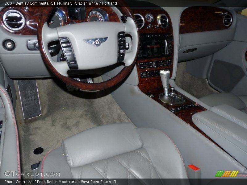 Glacier White / Portland 2007 Bentley Continental GT Mulliner
