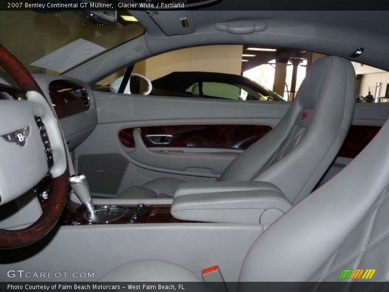 Glacier White / Portland 2007 Bentley Continental GT Mulliner